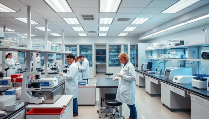 administração de laboratório clínico